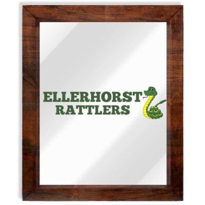 Ellerhorst Rattlers - Handmade Wood Framed Print 14x17 Thumbnail