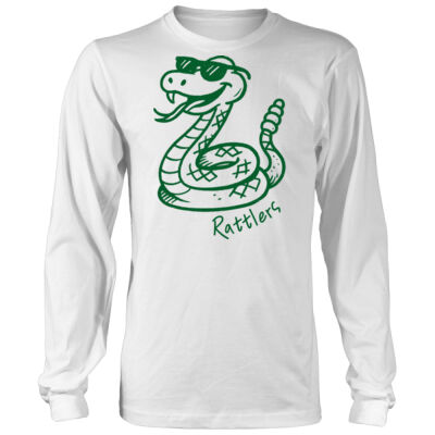 Rattlers Mascot - Men's Heavy Long-Sleeve T-Shirt  Thumbnail