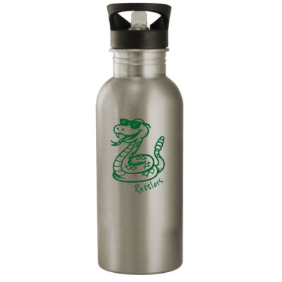 Rattlers Mascot - 20oz Stainless Steel Water Bottle Thumbnail
