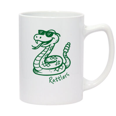 Rattlers Mascot - 14oz White Statesman Mug Thumbnail