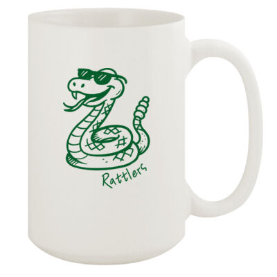 Rattlers Mascot - 15oz White Mug Thumbnail
