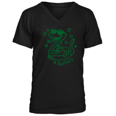 Hearts Rattlers Mascot - Men's Premium V-Neck T-Shirt Thumbnail