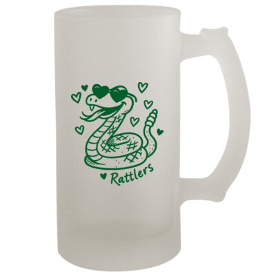 Hearts Rattlers Mascot - 16oz Frosted Beer Stein Thumbnail