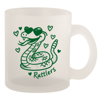 Hearts Rattlers Mascot - 10oz Frosted Mug Thumbnail