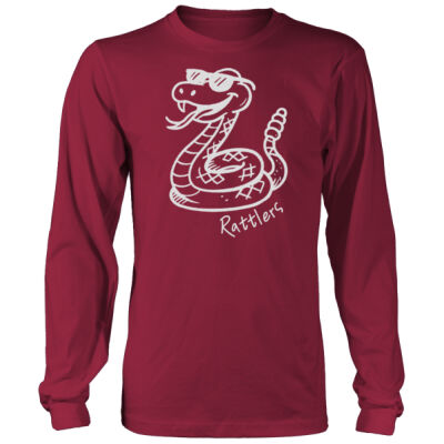 Rattlers Mascot v2 - Men's Heavy Long-Sleeve T-Shirt Thumbnail