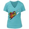 Women's Premium Deep V-Neck T-Shirt Thumbnail