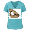 Women's Premium Deep V-Neck T-Shirt Thumbnail