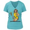 Women's Premium Deep V-Neck T-Shirt Thumbnail