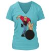 Women's Premium Deep V-Neck T-Shirt Thumbnail