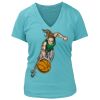 Women's Premium Deep V-Neck T-Shirt Thumbnail