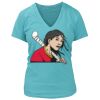 Women's Premium Deep V-Neck T-Shirt Thumbnail