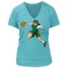 Women's Premium Deep V-Neck T-Shirt Thumbnail