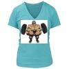 Women's Premium Deep V-Neck T-Shirt Thumbnail
