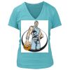 Women's Premium Deep V-Neck T-Shirt Thumbnail