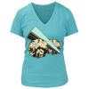 Women's Premium Deep V-Neck T-Shirt Thumbnail