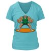 Women's Premium Deep V-Neck T-Shirt Thumbnail