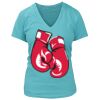 Women's Premium Deep V-Neck T-Shirt Thumbnail