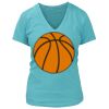 Women's Premium Deep V-Neck T-Shirt Thumbnail