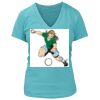 Women's Premium Deep V-Neck T-Shirt Thumbnail