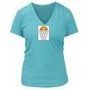 Women's Premium Deep V-Neck T-Shirt Thumbnail