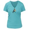 Women's Premium Deep V-Neck T-Shirt Thumbnail