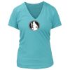 Women's Premium Deep V-Neck T-Shirt Thumbnail