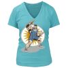 Women's Premium Deep V-Neck T-Shirt Thumbnail