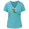 Women's Premium Deep V-Neck T-Shirt Thumbnail