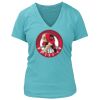 Women's Premium Deep V-Neck T-Shirt Thumbnail