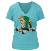 Women's Premium Deep V-Neck T-Shirt Thumbnail