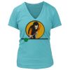 Women's Premium Deep V-Neck T-Shirt Thumbnail
