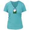 Women's Premium Deep V-Neck T-Shirt Thumbnail