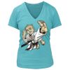 Women's Premium Deep V-Neck T-Shirt Thumbnail