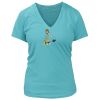 Women's Premium Deep V-Neck T-Shirt Thumbnail