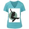 Women's Premium Deep V-Neck T-Shirt Thumbnail