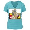 Women's Premium Deep V-Neck T-Shirt Thumbnail