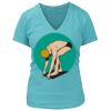 Women's Premium Deep V-Neck T-Shirt Thumbnail