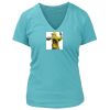 Women's Premium Deep V-Neck T-Shirt Thumbnail