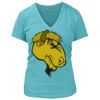 Women's Premium Deep V-Neck T-Shirt Thumbnail