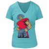 Women's Premium Deep V-Neck T-Shirt Thumbnail