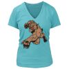 Women's Premium Deep V-Neck T-Shirt Thumbnail