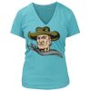 Women's Premium Deep V-Neck T-Shirt Thumbnail