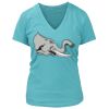 Women's Premium Deep V-Neck T-Shirt Thumbnail