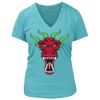 Women's Premium Deep V-Neck T-Shirt Thumbnail
