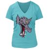 Women's Premium Deep V-Neck T-Shirt Thumbnail