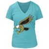 Women's Premium Deep V-Neck T-Shirt Thumbnail