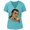 Women's Premium Deep V-Neck T-Shirt Thumbnail