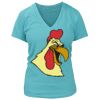 Women's Premium Deep V-Neck T-Shirt Thumbnail