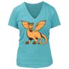 Women's Premium Deep V-Neck T-Shirt Thumbnail