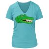Women's Premium Deep V-Neck T-Shirt Thumbnail